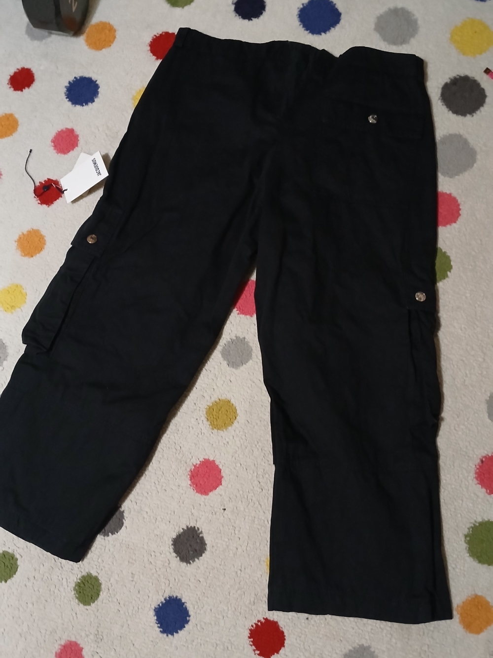 Jacquemus Black Cropped Cargo Pants